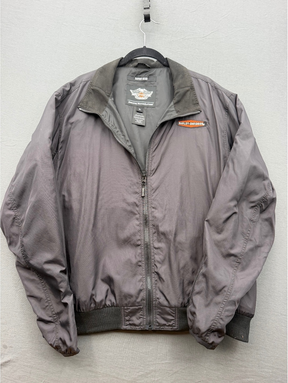 Harley Davidson Riding Gear Black Bomber Jacket XL